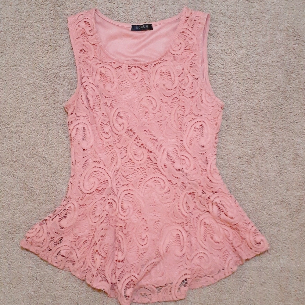 Small peplum top